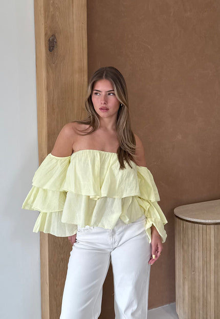 Famous Online Store Jamie top butter yellow