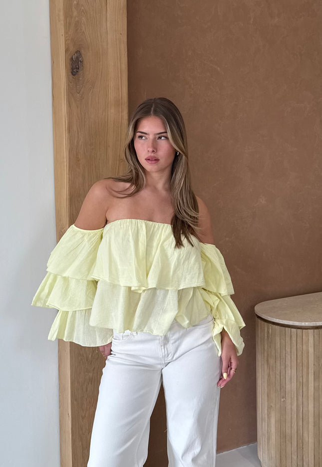 Famous Online Store Jamie top butter yellow