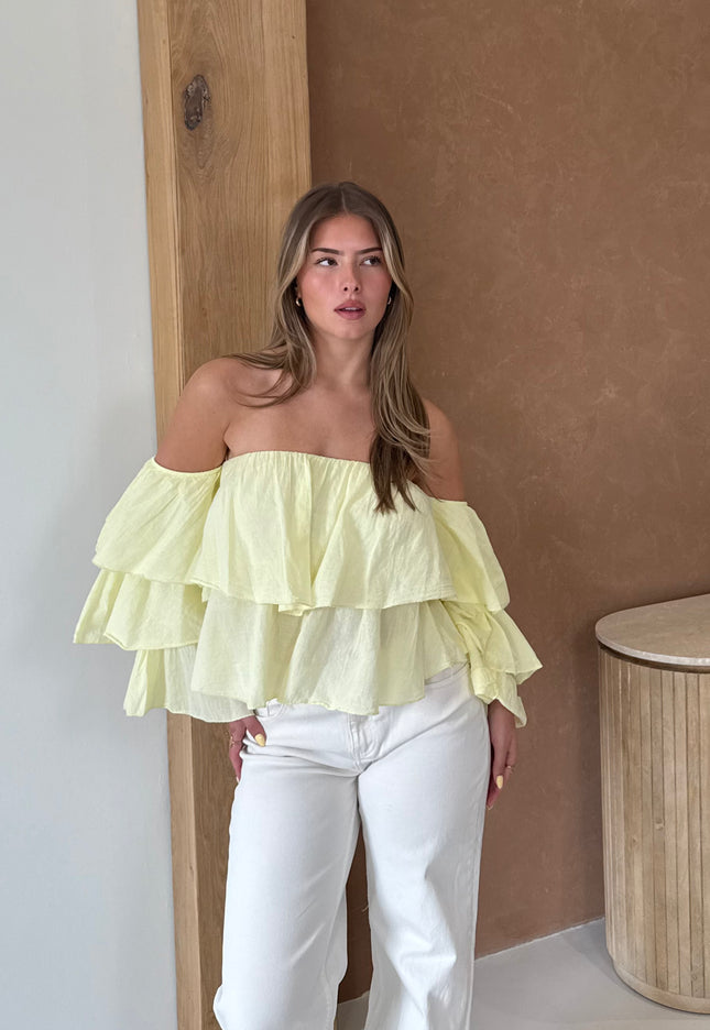 Famous Online Store Jamie top butter yellow