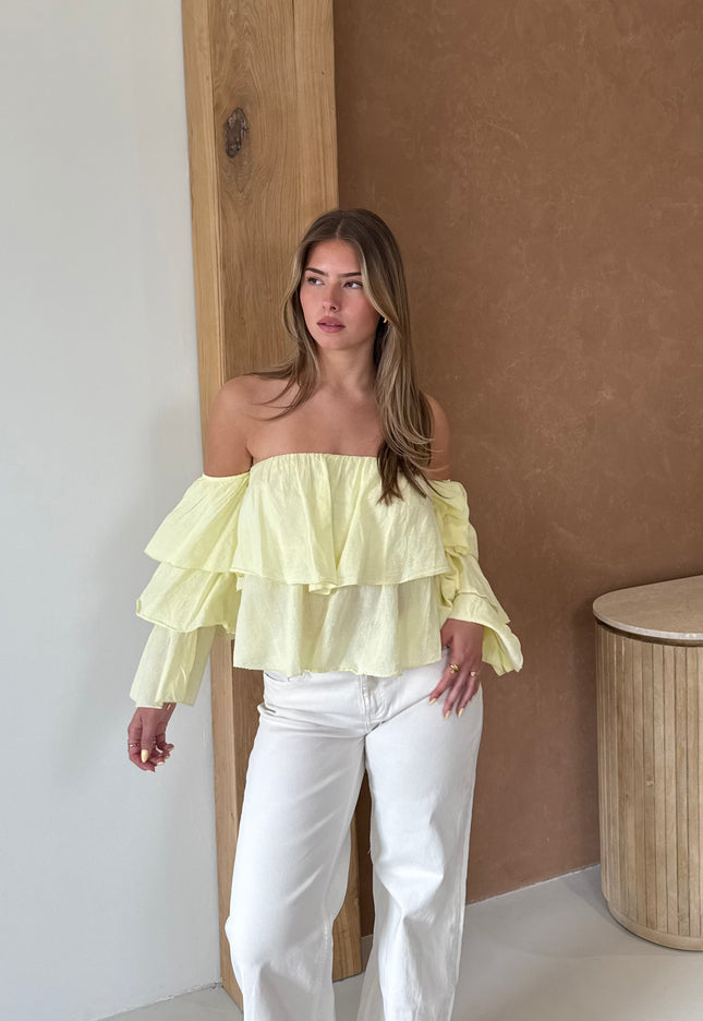 Famous Online Store Jamie top butter yellow