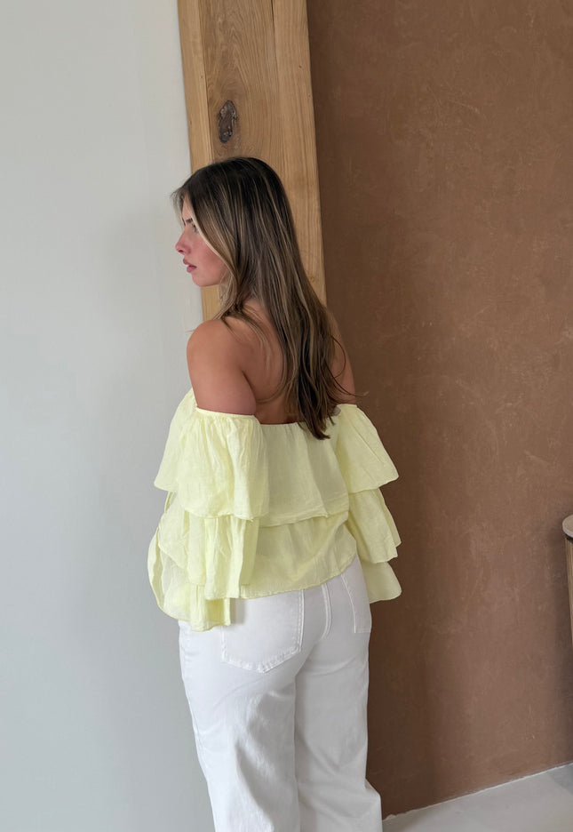 Famous Online Store Jamie top butter yellow