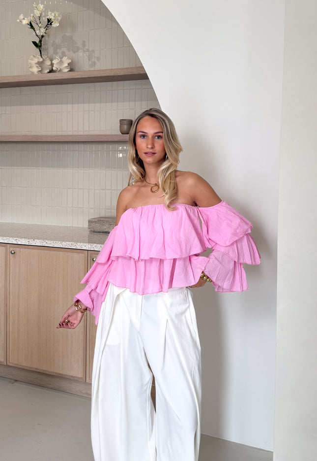 Famous Online Store Jamie top roze