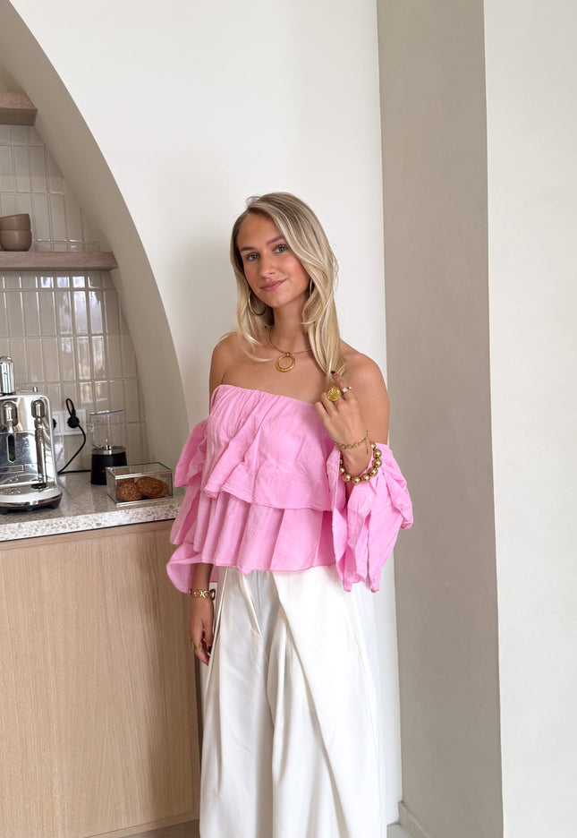 Famous Online Store Jamie top roze