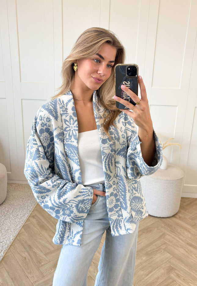 Famous Online Store Jas Bella blauw