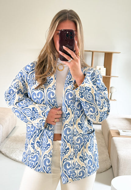 Famous Online Store Jas Doortje blauw