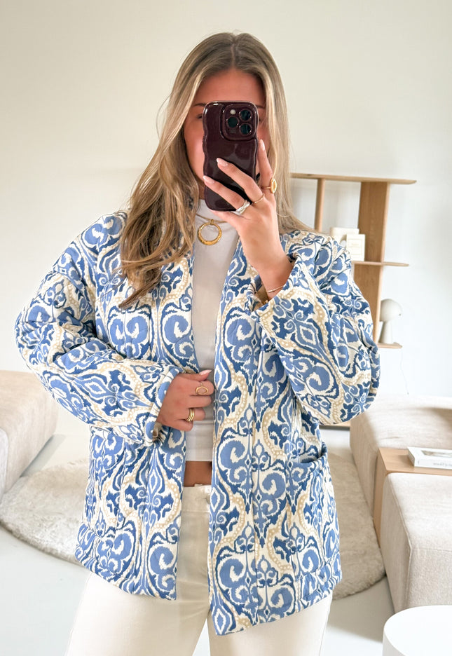 Famous Online Store Jas Doortje blauw