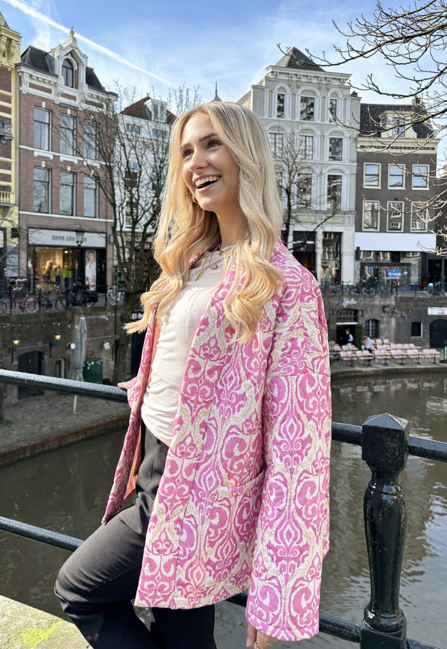 Famous Online Store Jas Doortje roze