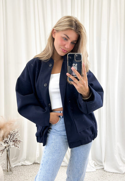 Famous Online Store Jas Ivy donkerblauw