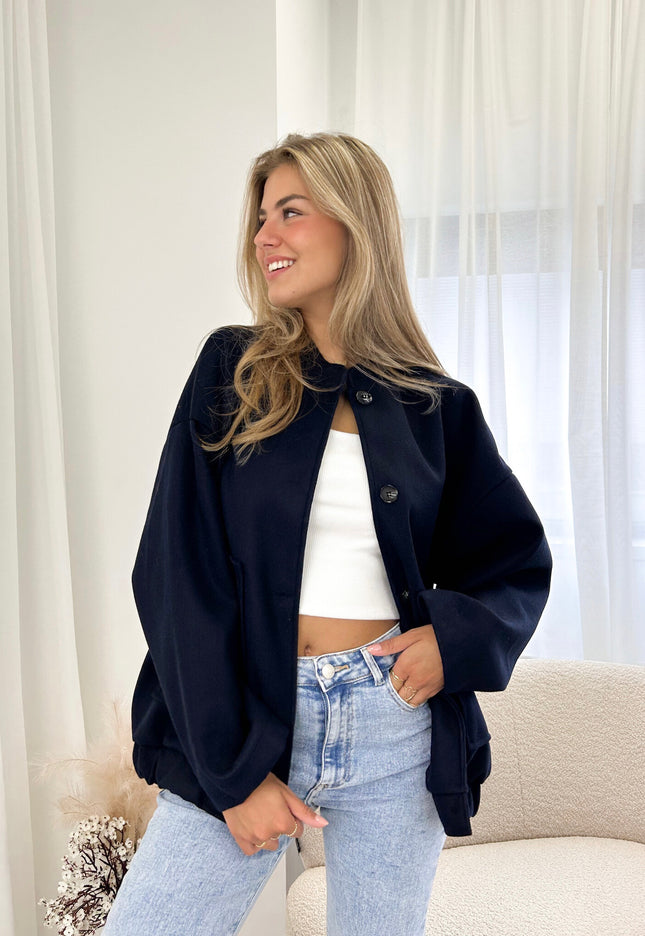 Famous Online Store Jas Ivy donkerblauw