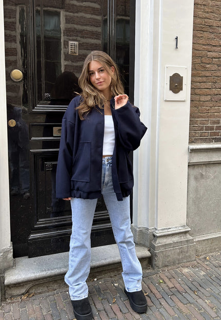 Famous Online Store Jas Ivy donkerblauw