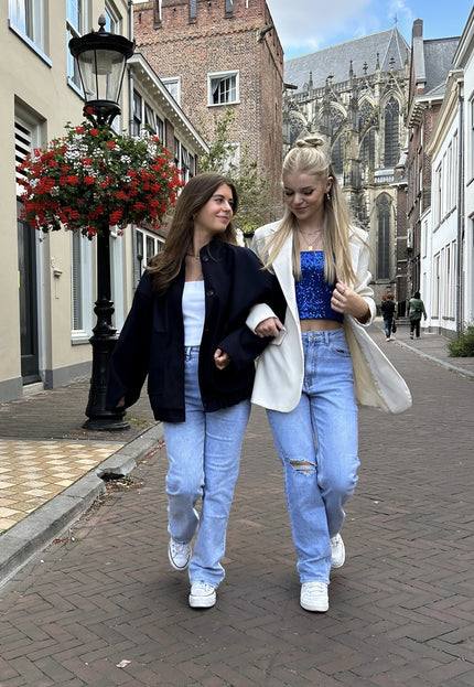 Famous Online Store Jas Ivy donkerblauw