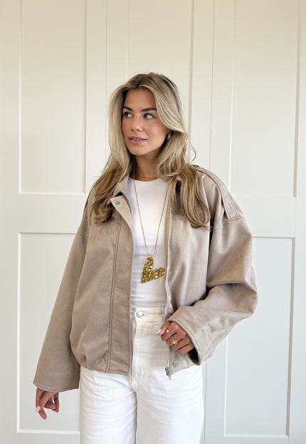 Famous Online Store Jas lieke taupe