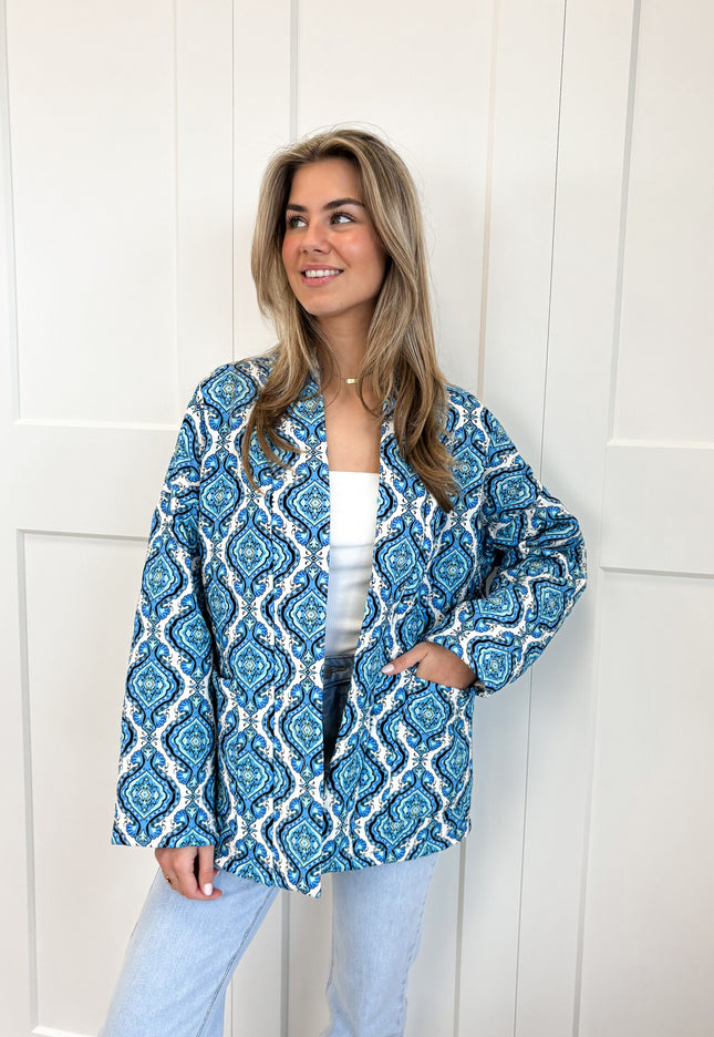 Famous Online Store Jas Naomi blauw