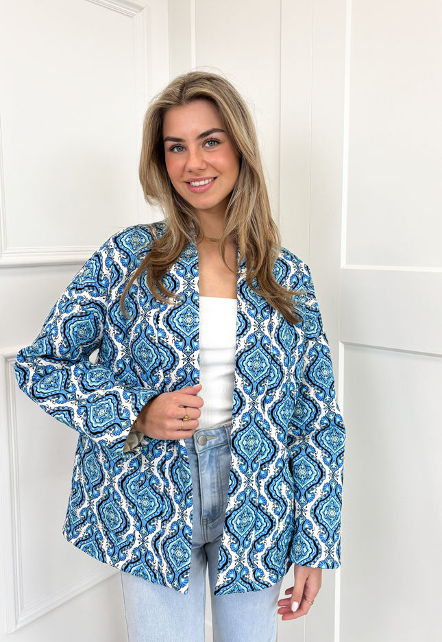 Famous Online Store Jas Naomi blauw