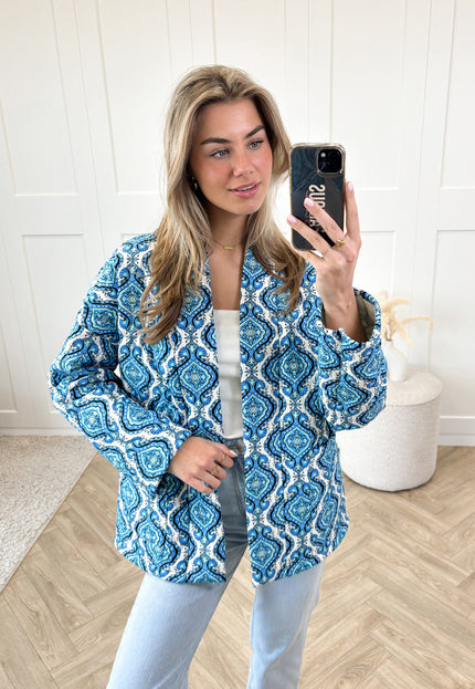 Famous Online Store Jas Naomi blauw