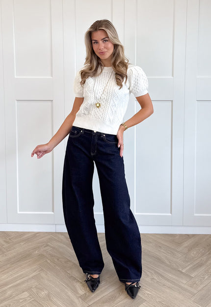 Famous Online Store Jeans balloon Elina donkerblauw