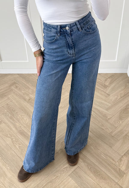 Famous Online Store Jeans Faye Blauw