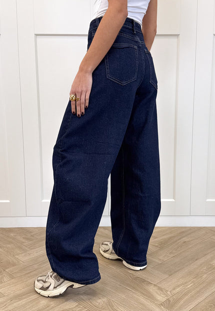 Famous Online Store Jeans Lina donkerblauw