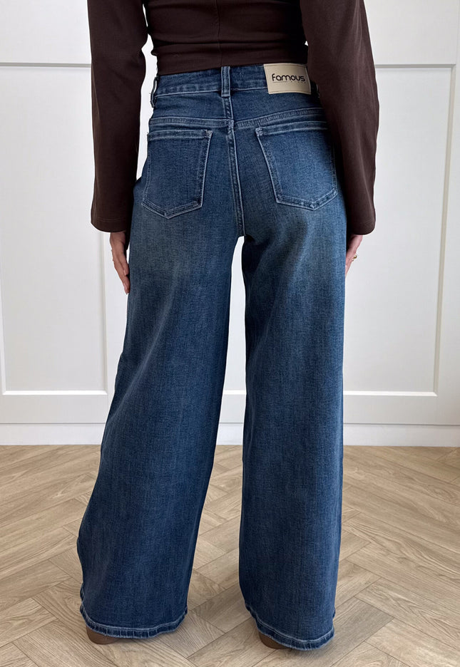 Famous Online Store Jeans Lotte donkerblauw