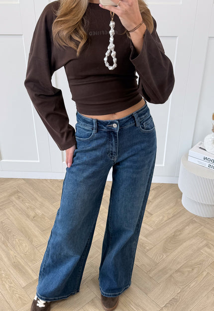 Famous Online Store Jeans Lotte donkerblauw