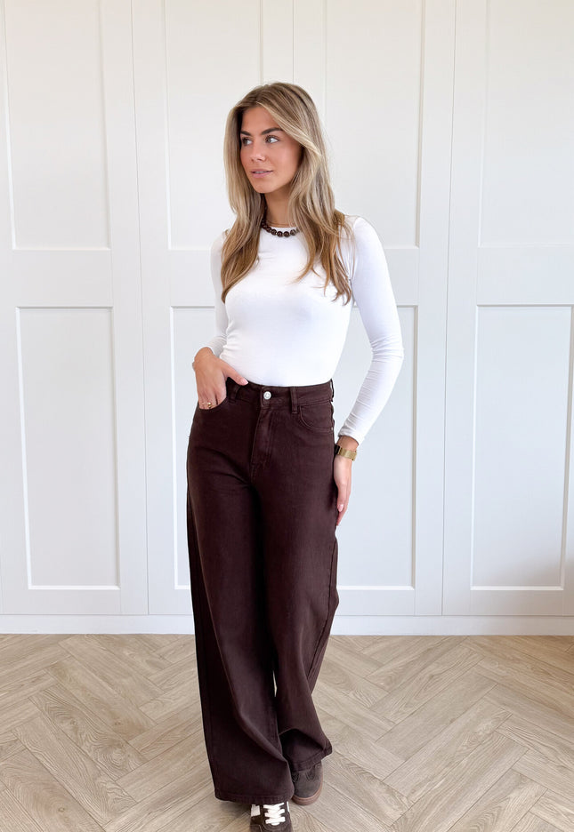 Famous Online Store Jeans Saar Bruin