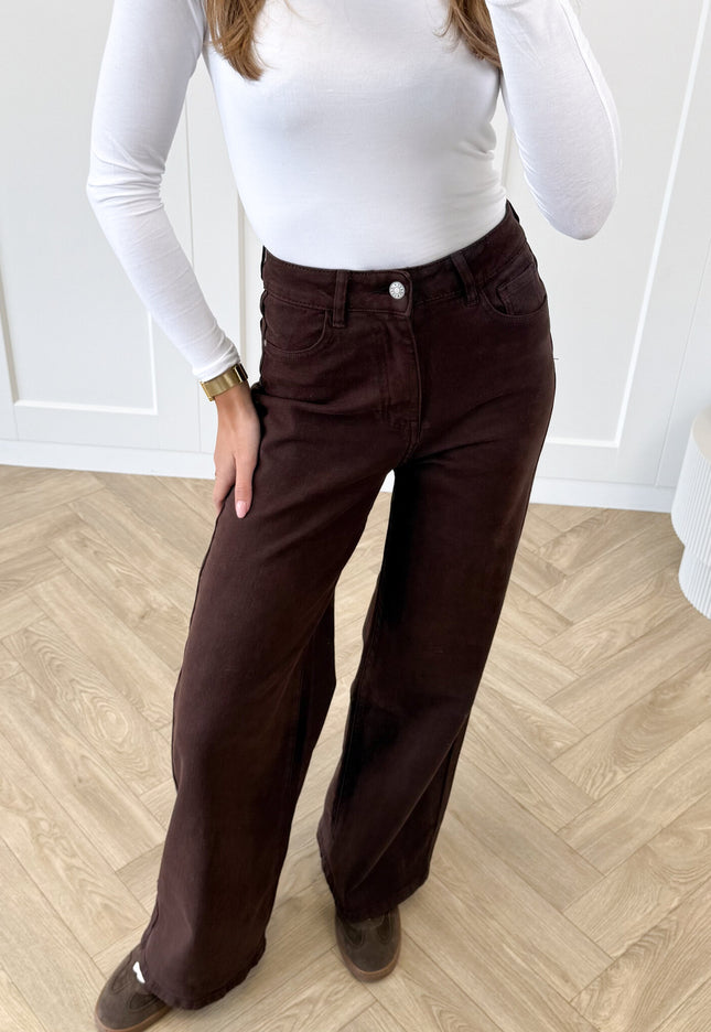 Famous Online Store Jeans Saar Bruin