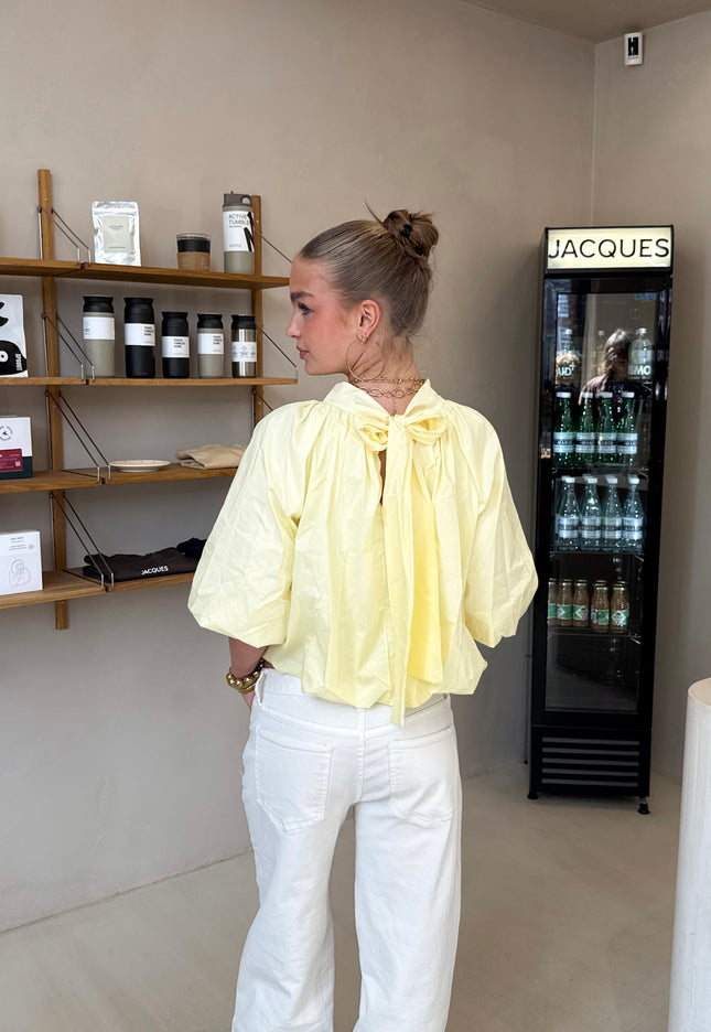 Famous Online Store Jess blouse butter yellow