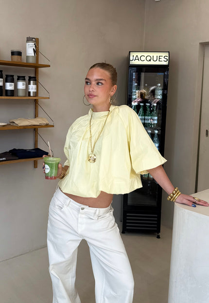 Famous Online Store Jess blouse butter yellow