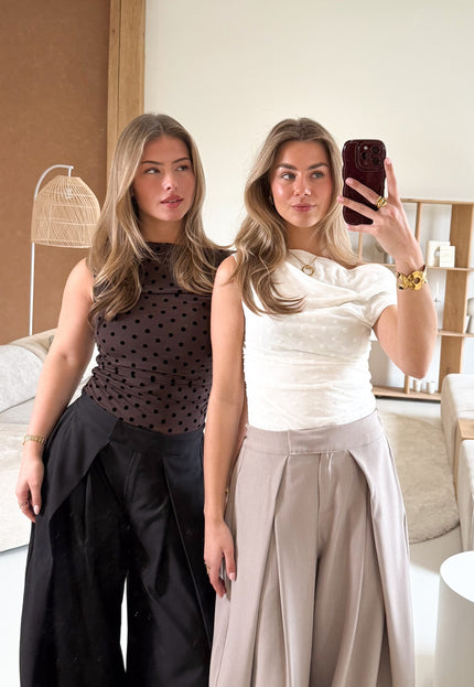 Famous Online Store Jody top cremé
