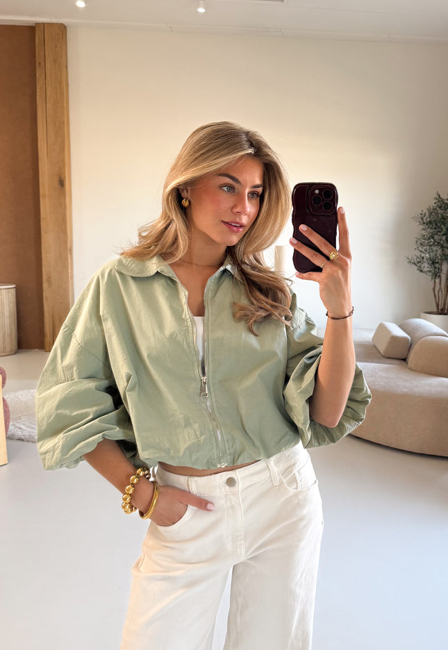 Famous Online Store Joy jas groen