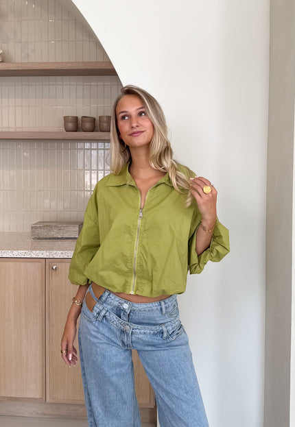 Famous Online Store Joy jas groen