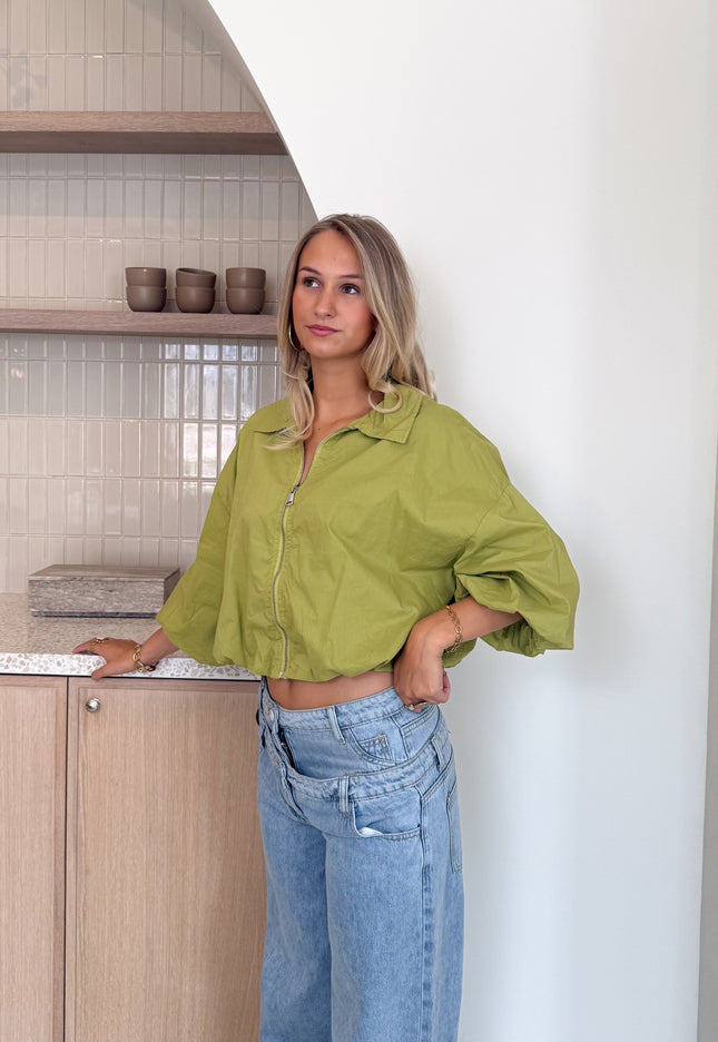 Famous Online Store Joy jas groen