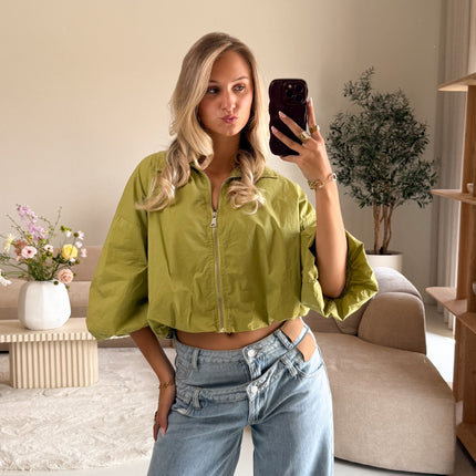 Famous Online Store Joy jas groen