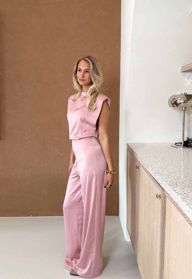 Famous Online Store Jumpsuit satin Lily blush