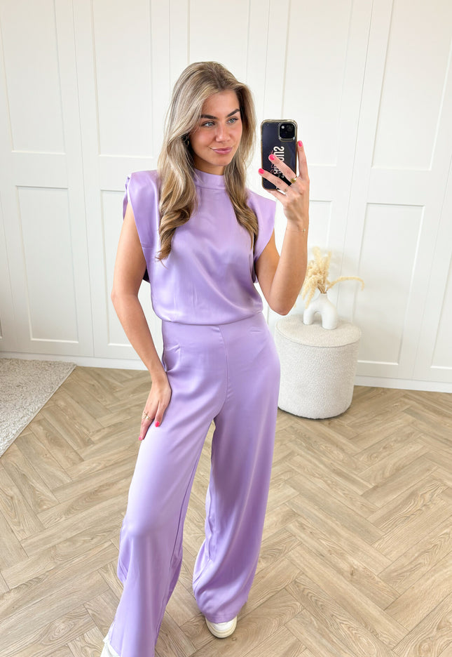 Famous Online Store Jumpsuit satin Lily lila