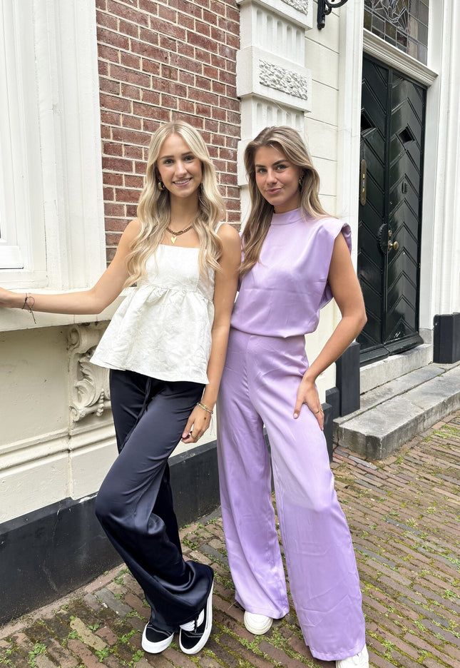 Famous Online Store Jumpsuit satin Lily lila