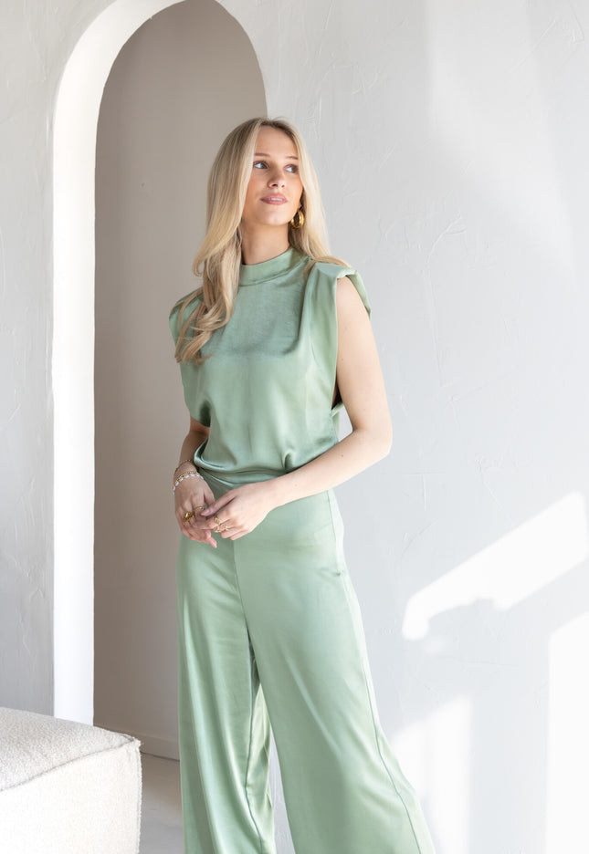 Famous Online Store Jumpsuit satin Lily mint