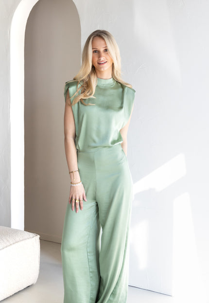 Famous Online Store Jumpsuit satin Lily mint