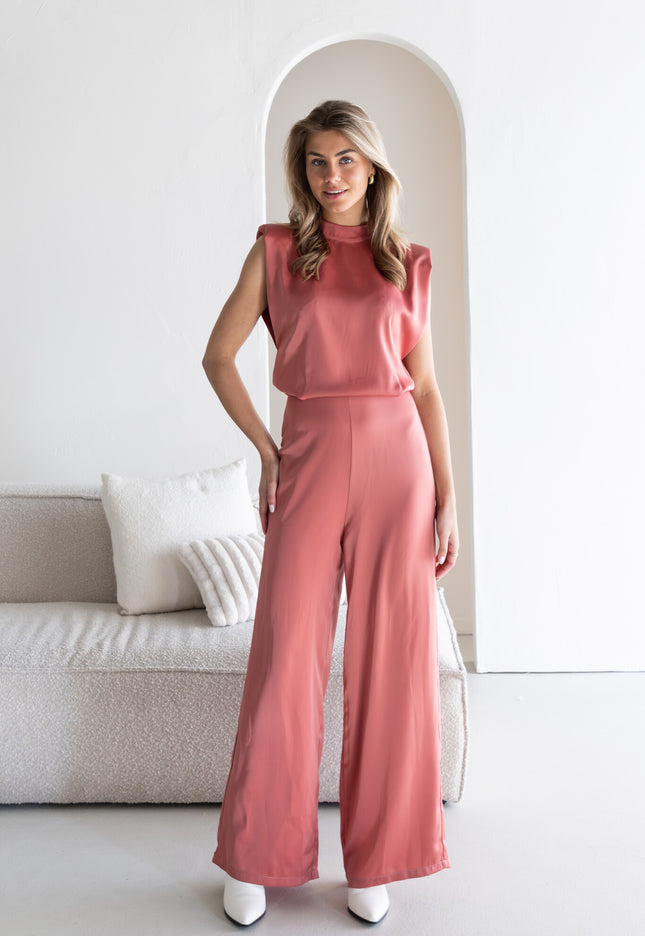 Famous Online Store Jumpsuit satin Lily roze