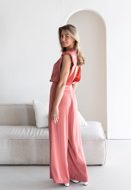 Famous Online Store Jumpsuit satin Lily roze