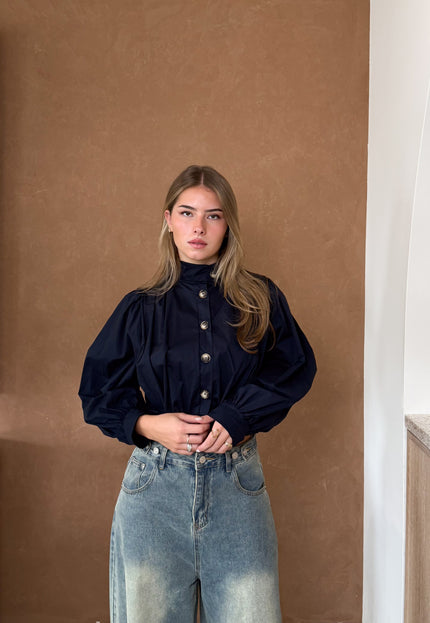 Famous Online Store Juna blouse navy