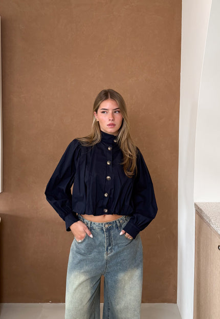 Famous Online Store Juna blouse navy