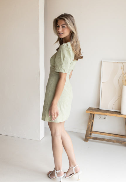 Famous Online Store Jurk Izzy groen
