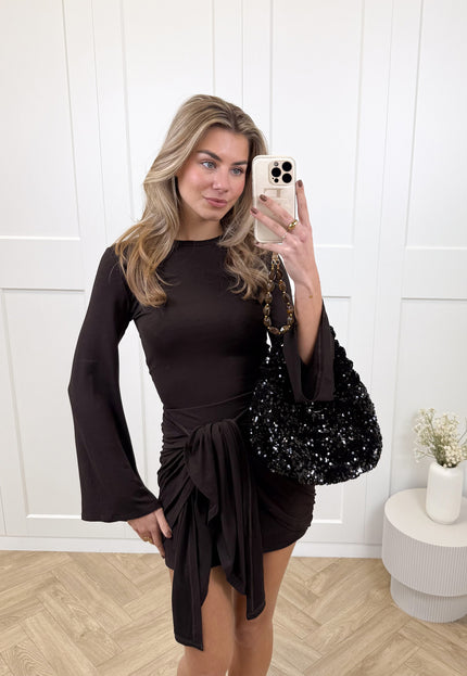 Famous Online Store Jurk Maya bruin