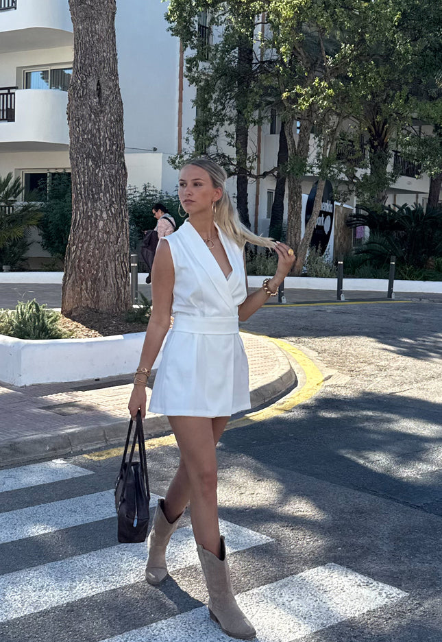 Famous Online Store Kaat playsuit wit
