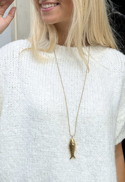Famous Online Store Ketting met vis bedel