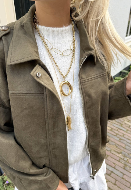 Famous Online Store Ketting met vis bedel