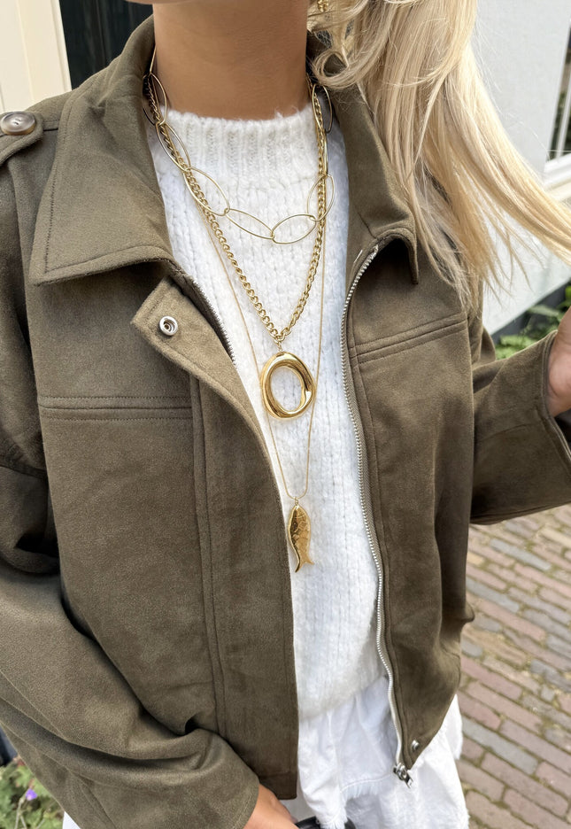 Famous Online Store Ketting met vis bedel