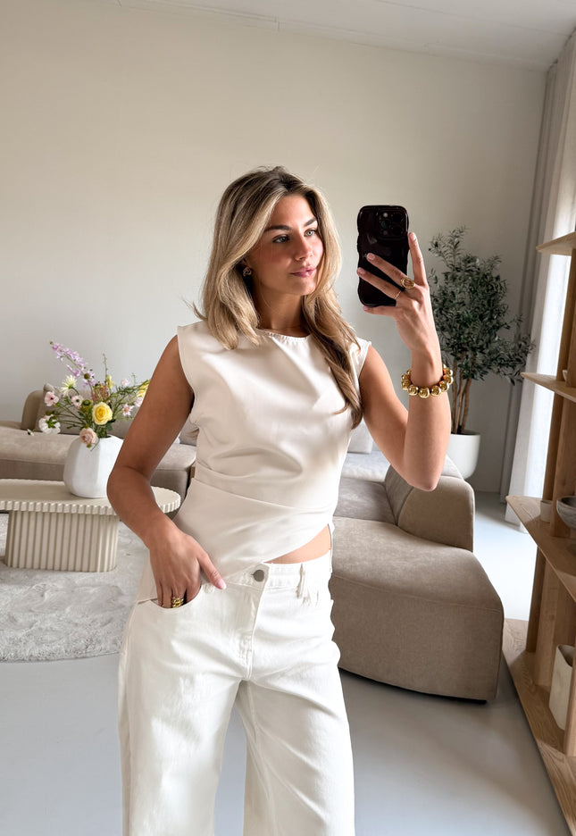Famous Online Store Kiara top beige