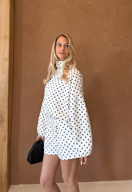 Famous Online Store Kiki Polkadots jasje wit